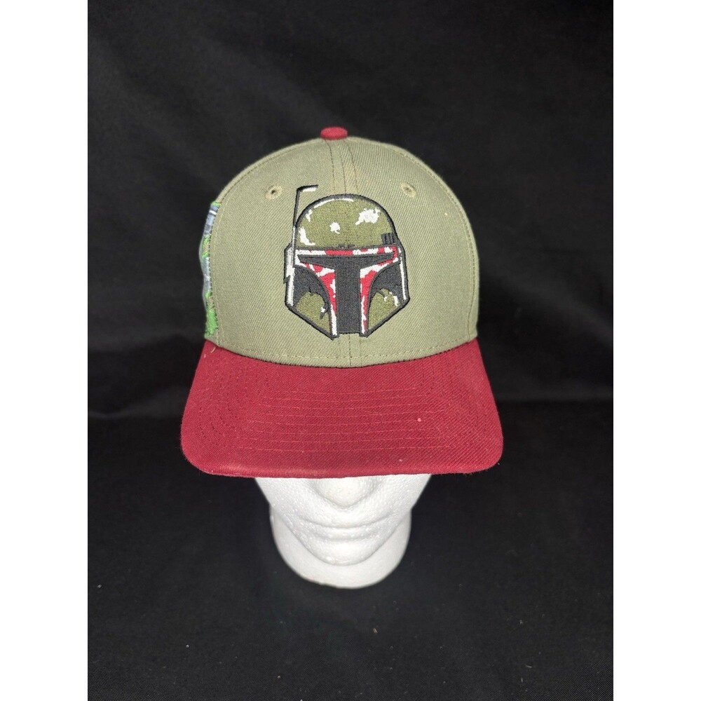 New Era 9fifty Youth SnapBack Hat Cap Boba Fett  Star Wars Green Red Mandalorian